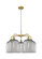 Ballston Five Light Chandelier in Brushed Brass (405|516-5CR-BB-G559-8SM)