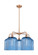 Ballston Five Light Chandelier in Antique Copper (405|516-5CR-AC-G559-8BL)