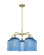 Ballston Five Light Chandelier in Antique Brass (405|516-5CR-AB-G559-8BL)