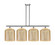 Ballston Four Light Island Pendant in Brushed Satin Nickel (405|516-4I-SN-G559-12ME)