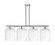 Ballston Four Light Island Pendant in Brushed Satin Nickel (405|516-4I-SN-G559-12CL)