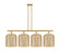 Ballston Four Light Island Pendant in Satin Gold (405|516-4I-SG-G559-12ME)
