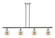 Ballston Four Light Island Pendant in Polished Chrome (405|516-4I-PC-G128-6)