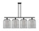 Ballston Four Light Island Pendant in Matte Black (405|516-4I-BK-G559-12SM)