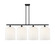 Ballston Four Light Island Pendant in Matte Black (405|516-4I-BK-G559-12GWH)