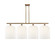 Ballston Four Light Island Pendant in Brushed Brass (405|516-4I-BB-G559-12GWH)
