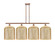 Ballston Four Light Island Pendant in Antique Copper (405|516-4I-AC-G559-12ME)