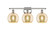 Ballston Three Light Bath Vanity in Polished Nickel (405|516-3W-PN-G128-8)