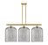 Ballston Three Light Island Pendant in Satin Gold (405|516-3I-SG-G559-12SM)