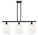 Ballston Three Light Island Pendant in Matte Black (405|516-3I-BK-G559-8GWH)