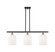 Ballston Three Light Island Pendant in Black Antique Brass (405|516-3I-BAB-G559-8GWH)