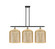 Ballston Three Light Island Pendant in Black Antique Brass (405|516-3I-BAB-G559-12ME)