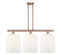 Ballston Three Light Island Pendant in Antique Copper (405|516-3I-AC-G559-12GWH)