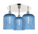 Ballston Three Light Semi-Flush Mount in Polished Nickel (405|516-3C-PN-G559-8BL)
