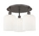 Ballston Three Light Semi-Flush Mount in Oil Rubbed Bronze (405|516-3C-OB-G559-8GWH)