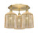 Ballston Three Light Semi-Flush Mount in Brushed Brass (405|516-3C-BB-G559-8ME)