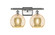 Ballston Two Light Bath Vanity in Brushed Satin Nickel (405|516-2W-SN-G128-8)