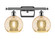 Ballston Two Light Bath Vanity in Polished Chrome (405|516-2W-PC-G128-8)