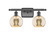 Ballston Two Light Bath Vanity in Oil Rubbed Bronze (405|516-2W-OB-G128-6)
