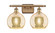 Ballston Two Light Bath Vanity in Brushed Brass (405|516-2W-BB-G128-8)