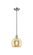 Ballston One Light Mini Pendant in Brushed Satin Nickel (405|516-1S-SN-G128-8)