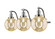 Franklin Restoration Three Light Bath Vanity in Polished Chrome (405|515-3W-PC-G208-8)