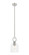 Downtown Urban One Light Mini Pendant in Satin Nickel (405|485-1S-SN-G487-6CL)