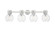 Downtown Urban Four Light Bath Vanity in Brushed Satin Nickel (405|464-4W-SN-G464B-7SDY)