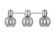Downtown Urban Three Light Bath Vanity in Brushed Satin Nickel (405|464-3W-SN-G464B-7SM)