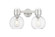 Downtown Urban Two Light Bath Vanity in Brushed Satin Nickel (405|464-2W-SN-G464B-7SDY)
