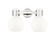 Downtown Urban Two Light Bath Vanity in Polished Nickel (405|464-2W-PN-G464B-7GW)
