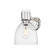 Downtown Urban One Light Wall Sconce in Polished Nickel (405|464-1W-PN-G464D-7SDY)