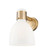 Downtown Urban One Light Wall Sconce in Brushed Brass (405|464-1W-BB-G464D-7GW)