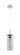 Downtown Urban One Light Pendant in Satin Nickel (405|463-1P-SN-G463-12SM)