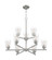 Bransel Nine Light Chandelier in Brushed Nickel (72|60-7189)