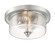 Bransel Two Light Flush Mount in Brushed Nickel (72|60-7190)
