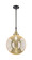 Caden One Light Mini Pendant in Black Antique Brass (405|447-1S-BAB-G208-12)