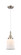 Caden One Light Mini Pendant in Brushed Satin Nickel (405|447-1P-SN-G181)