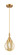 Caden One Light Pendant in Satin Gold (405|447-1P-SG-G208-6)