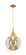 Caden One Light Mini Pendant in Satin Gold (405|447-1P-SG-G208-12)