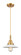 Caden One Light Mini Pendant in Satin Gold (405|447-1P-SG-G1)