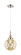 Caden One Light Mini Pendant in Polished Nickel (405|447-1P-PN-G208-8)