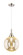 Caden One Light Mini Pendant in Polished Nickel (405|447-1P-PN-G208-10)