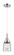 Caden One Light Mini Pendant in Polished Chrome (405|447-1P-PC-G52)