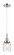 Caden One Light Mini Pendant in Polished Chrome (405|447-1P-PC-G513)