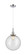 Caden One Light Pendant in Polished Chrome (405|447-1P-PC-G204-12)