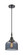 Caden One Light Mini Pendant in Matte Black (405|447-1P-BK-G73)