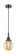 Caden One Light Mini Pendant in Matte Black (405|447-1P-BK-G208-6)