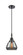Caden One Light Mini Pendant in Matte Black (405|447-1P-BK-G173)