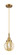 Caden One Light Pendant in Brushed Brass (405|447-1P-BB-G208-6)